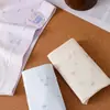Calcinhas Menstruais Femininas de Algodão Puro Antibacteriano Respirável Estampadas, Cintura Média, à Prova de Vazamento com Área de Virilha Estendida para Meninas