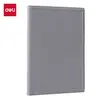 Cuaderno de Cuero Ligero para Negocios Deli Bp155 25K-205Mm*141Mm/80 Hojas (Negro) (Computadora portátil)
