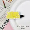 Nuevos pasadores de pelo con texto peculiar, pasadores laterales divertidos y lindos, pasadores personalizados para flequillo, accesorios para el cabello de un yuan de puestos callejeros