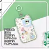 Cordón para estudiante con portatarjeta rígido, con un diseño original de cachorro, para tarjetas de identificación escolares, tarjetas de comedor y credenciales de trabajo; una funda protectora para evitar la pérdida
