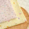 [Mascotas Frescas] Pijama de Gasa de Algodón de Doble Capa Listo para Usar, Dos Tonos, Tela Crepé Durazno para Ropa de Casa