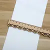 Banda Elástica de Terciopelo de Poliéster de Alta Elasticidad Negra y Blanca de 1-10 cm, Dobladillo de Leggings Cepillado de Nailon Imitación con Alta Elasticidad