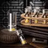Dispensador de Licor de Cristal de Lujo de Gama Alta, Vasos Pequeños para Licor, Juego de Vasos de Chupito, Caja de Regalo para Uso en Casa