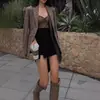 Falda negra ultracorta para mujeres petite, verano 2026, falda bodycon adelgazante de abertura para chica hot, falda de cintura alta línea A