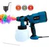 Pistola de Pintura Elétrica 2026 Nova Venda Quente Transfronteiriça com 4 Bicos Totalmente de Cobre, Grande Capacidade, Personalizável