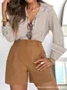 Camisas de Manga Larga Rayadas Versátiles de Moda para Mujer, Transfronterizas Europeas y Americanas, Amazon, Otoño e Invierno, Venta al por Mayor de Comercio Exterior