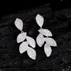 Brincos Flor de Diamante Temperamentais, Brincos Novo Estilo Frescos e Doces Estilo Fada, Brincos Fashion de Pétalas para o Dia a Dia