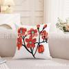 Funda de Almohada Bordada Estilo Nuevo con Bordado de Flores en Toalla, Funda de Cojín Decorativa 3D para Sofá, Funda de Almohada Decorativa, Recomendada para Venta al por Mayor Transfronteriza