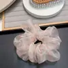 Elástico de Cabelo Scrunchie de Malha com Bolinhas Super Grande Novo Estilo Floresta Japonês Coreano Anel de Cabelo Feminino Acessórios de Cabelo Boutique
