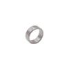 Anillo Sencillo Americano Liso de Nicho Anillo de Acero de Titanio Estilo Pareja Diseño Único Anillo Asimétrico Anillo de Dedo Índice de 18K