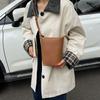 Bolso Retro Pequeño Transfronterizo para Mujer 2025 Estilo Nuevo Simple y de Gama Alta Nicho Bolso Cubo Moderno Bolso Cruzado de Moda para Mujer