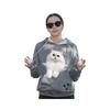 Ropa de Otoño e Invierno para Mujer Europea y Americana Transfronteriza Ropa para Niños de Gato Mascota Sudadera Casual con Capucha Abrigo para Perro Ropa para Hombre