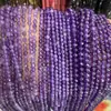 7A cristal branco natural facetado contas redondas DIV pulseira semiacabada acessórios de contas redondas direto da fábrica