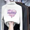 Roupa íntima infantil quente de gola alta parcial para outono e inverno, top estiloso de manga comprida para meninas, camiseta básica redonda de veludo alemão da moda