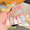 Cordón para Colgante Pequeño con Acabado Afelpado (120 Piezas con Soporte) Llavero DIY Cadena para Teléfono Colgante para Bolso