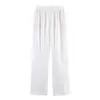 Pantalones Rectos Z Color Sólido Estilo Nuevo Holgado Comercio Exterior Ropa de Mujer Transfronteriza Estilo Europeo y Americano Moda Casual Za