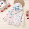 Chaqueta Infantil Estilo Coreano Transfronteriza 2026 Primavera/Verano Nueva Cortavientos con Capucha para Niñas Cardigan
