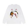 Marca de Moda Suministro Mayorista Transfronterizo Comercio Exterior Camiseta de Manga Larga Pe Pesado 300g Tiburón Top Tee 2