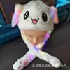 Chapéu de som para sacudir Chapéu de airbag para celebridade da internet Chapéu de orelhas de coelho Orelhas se movem ao apertar Chapéu luminoso colorido Atacado transfronteiriço