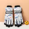 Guantes de Esquí para Niños al Aire Libre Niños y Niñas Invierno Cálido para Jugar en la Nieve A prueba de Viento e Impermeables Forrados de Polar Engrosados Guantes a Prueba de Frío