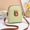 Bolsa Transversal Feminina 2026 Novo Estilo Bolsa para Celular Mini Bolsa Pequena de Cor Contrastante Bolsa de Ombro Único Moda