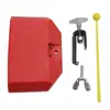 Coleção Completa de Acessórios e Parafusos para Bateria: Suportes de Prato, Clamps, Bateria de Jazz, Bumbo, Parafusos de Chimbal, Caixa, Suporte Inclinado