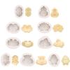 Auspicioso Ruyi mariposa Loto y otros modelos molde de silicona para pastel de luna helado molde de silicona para hornear pastel de mousse