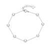 Pulsera conectada de lujo ligero simple diseño de moda de plata de ley 925 pulsera elegante versátil creativa pulsera personalizada