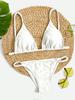 Biquíni feminino calcinha de duas peças