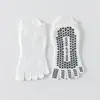Calcetines deportivos profesionales de cinco dedos para mujer, antideslizantes, transpirables, de secado rápido, adecuados para Pilates, yoga y fitness, de longitud corta