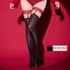 Anéis de Renda para Pernas, Meias Longas, Meias Lolita, Seda Branca Brilhante, Meias Ultra Finas Sedosas Transparentes Acima do Joelho, Estilo Doce de Menina