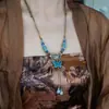 Colar de Maçã de Cerâmica Jingdezhen Colar Borboleta Dopamina Personalidade Fresca Feminina Moda Versátil Colar Venda por Atacado