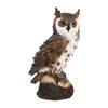 Suministro Transfronterizo de Adornos de Búho Feroz de 17 cm de Altura, Decoraciones de Pájaros para Jardín, Regalos para Casa Nueva, Manualidades de Resina