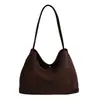 Tendencia transfronteriza estilo coreano bolso pequeño para mujer bolso 2026 otoño nuevo color sólido simple bolso de hombro bolso para el antebrazo para ir al trabajo