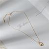 Cadena de Cuello Estilo INS Simple Elegante Combinable para Viajeros Acero de Titanio Moderno Tiempo Diseño de Lujo Ligero Accesorios Combinables