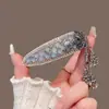 Elegante Pinza Lateral con Borla Estilo Antiguo, Pinza de Pato Estilo Chino, Pinza para Flequillo, Exquisito de Gama Alta Nuevo Accesorio para el Cabello 2026