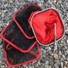 Cuadrada pequeña protección de peces aleación de aluminio borde de tarjeta red de pesca posicionamiento universal protección de peces red de pesca nailon pesca salvaje protección de peces