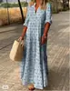 Otoño/Invierno 2023 Impresionante Nuevo Transfronterizo AliExpress Retro Cuello Alto Talla Grande Moda Suelto Vestido Largo