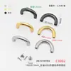 Venta Directa de Fábrica Puente de Arco en Forma de U Cerradura de Rosca Cubierta DIY Sujetador Caja de Joyería Manija de Cajón Hebilla de Correa
