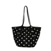 Bolso Tote de Lunares Estilo Coreano para Mujer 2026 Nueva Moda Gran Capacidad para el Trabajo Bolso de Hombro Único Bolso de Axila Casual