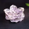 Armário de joias, bandeja de mesa de escritório, decoração de casa, produtos de cristal natural para casa transfronteiriços, castiçal, ornamento de lótus, decoração de olho de tigre
