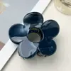 Presilha de cabelo de flor de cinco pétalas com fluxo transfronteiriço da Amazon, para penteado meio preso, presilha de franja, acessório de cabelo de tubarão de alta qualidade para a parte de trás da cabeça