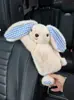 Caja de pañuelos exclusiva transfronteriza personalizada para coche, portapañuelos creativo para el coche, bolsa de pañuelos colgante para el coche, lindo accesorio de peluche para el coche