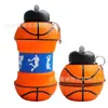 Botella de Agua de Capacidad Extra Grande 1L Plegable de Silicona para Exteriores Fútbol Deportes Taza de Agua Capacidad 32oz Botella de Agua Portátil de Silicona