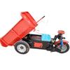 Triciclo eléctrico para mina de carbón carga hormigón mortero subida coche eléctrico de tres ruedas vehículo de ingeniería para alimento de granja