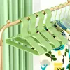 Personalização em MassaCabides Plásticos Revestidos para Crianças para Uso Doméstico, Cabides para Roupas de Bebê, Uso Duplo para Roupas Secas e Molhadas, Varal