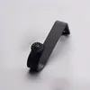 Barra de cortina de hierro forjado más vendida soporte de montaje superior accesorios para cortinas tamaño superior único Barra romana Código de montaje en pared superior