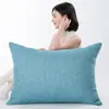 Cojín Largo Simple para Sofá, Respaldo para Cabecera, Almohadilla para Respaldo para Uso en Casa, Sala de Estar, Funda de Cojín sin Relleno, Soporte Lumbar para Dormir, Dormitorio
