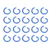 Anéis Abertos de Alumínio Coloridos Anéis de Conexão Anéis Simples Acessórios para Joias DIY Pulseira Colar Materiais para Anéis de Conexão Artesanais