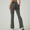 Calça Legging de Yoga da Amazon com Bolsos Cargo, Calça Flare para Esportes, Corrida e Fitness, Calça Flare de Cintura Alta para Corrida e Exercício